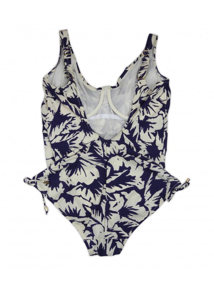 Franca Von Wunster Costume Da Bagno Donna Intero Fantasia Floreale Bicolore