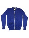 Daniele Alessandrini Cardigan Uomo Art. FM51116U3201 COL 27 Viola