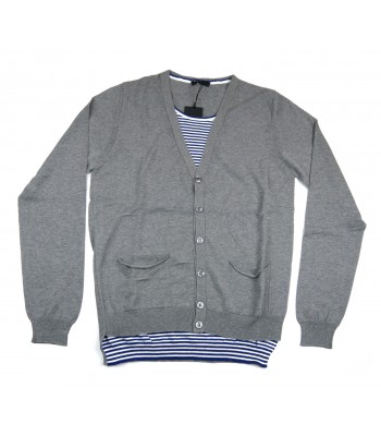 +39 Masq Cardigan Man Art. 43044 COL 1276 Gray