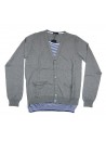 +39 Masq Cardigan Man Art. 43044 COL 1276 Gray