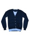 +39 Masq Cardigan Man Art. 43044 COL 1275 Blue