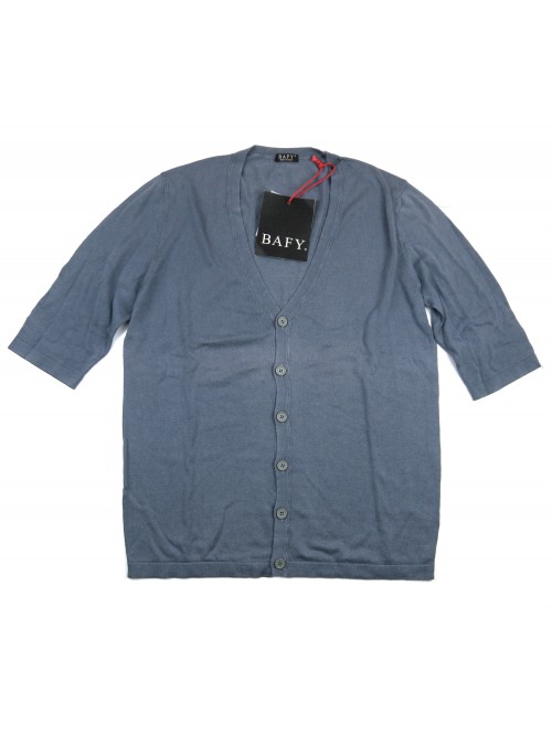 Bafy Cardigan Man Art. 1162736 COL 818 Plain Gray