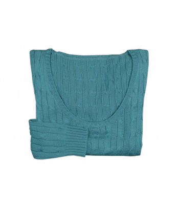Ralph Lauren Women's Turquoise Barchetta Sweater 2