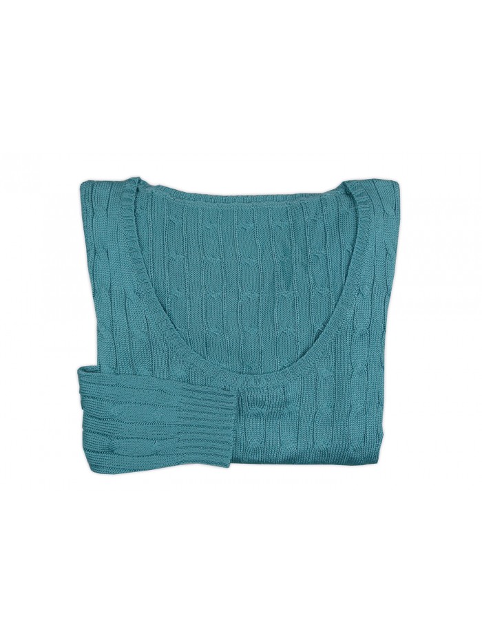 Ralph Lauren Maglia Donna Barchetta Turchese