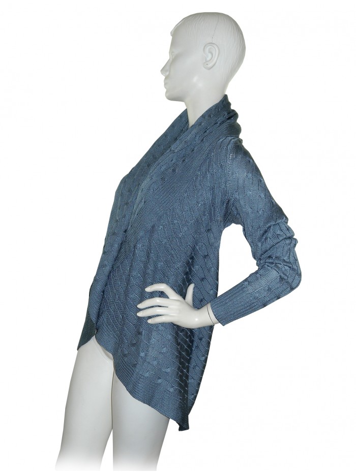 Ralph Lauren Long Cardigan Woman Woven Sugar Paper