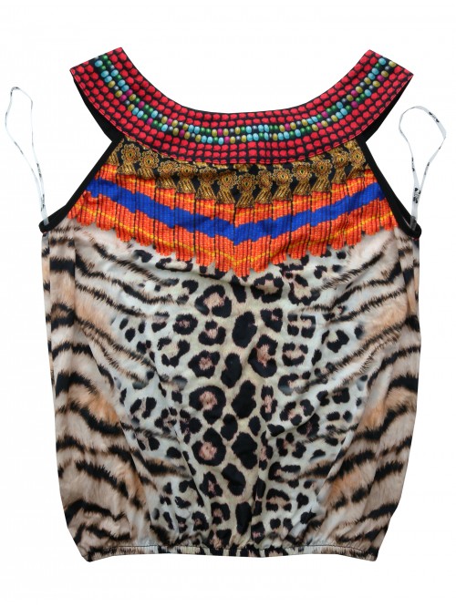 Gai Mattiolo Women's Tank Top ART. L1900499 Fantasy Sequins