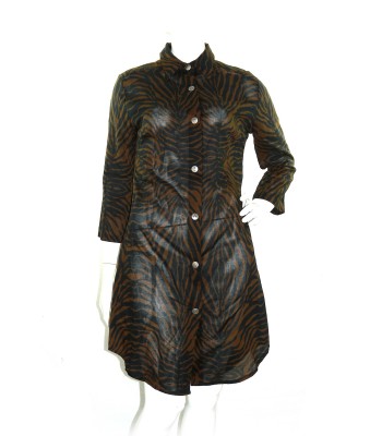 Peuterey Kaftano Woman Shirt Dress ART. V006 COL 1250 Zebra Blue / Brown
