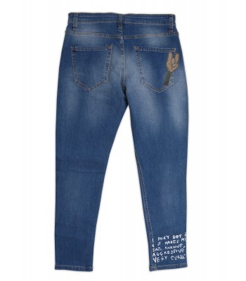 Fuck Your Fake Jeans Donna Art. J221 Stampa Leopard 2