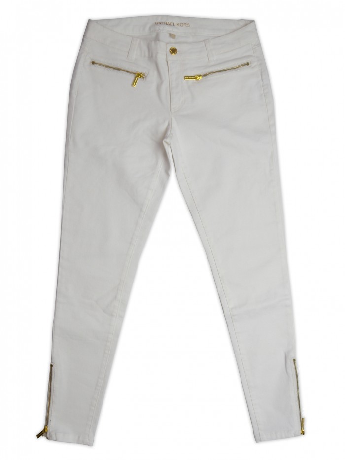 Michael Kors Pantalone Donna Art. MH39C914V5 Crema Michael Kors Pantalone Donna Art. MH39C914V5 Crema
