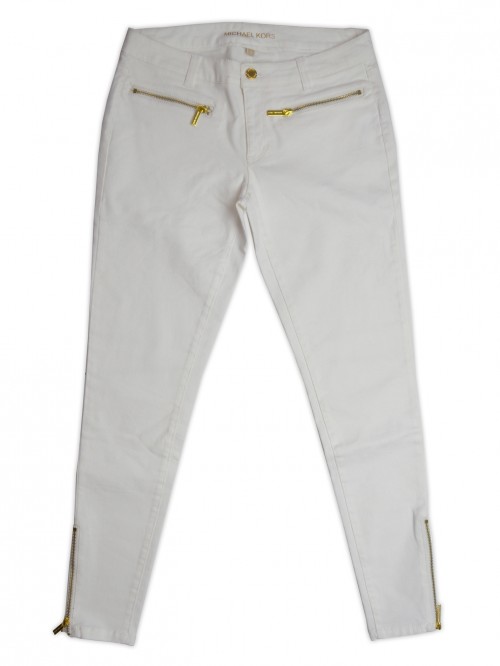 Michael Kors Woman Trousers Art. MH39C914V5 Cream Michael Kors Woman Trousers Art. MH39C914V5 Cream