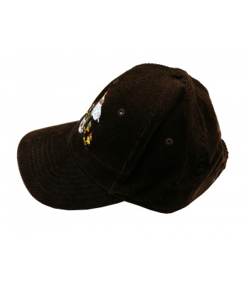 JC de CASTELBAJAC Berretto Uomo Art. 16J 10146674 COL 90037 Velluto Marrone 2