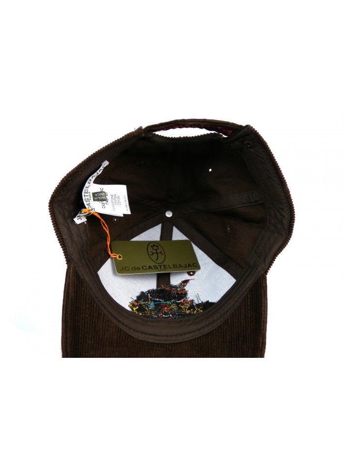 JC de CASTELBAJAC Man Cap Art. 16J 10146674 COL 90037 Brown Velvet