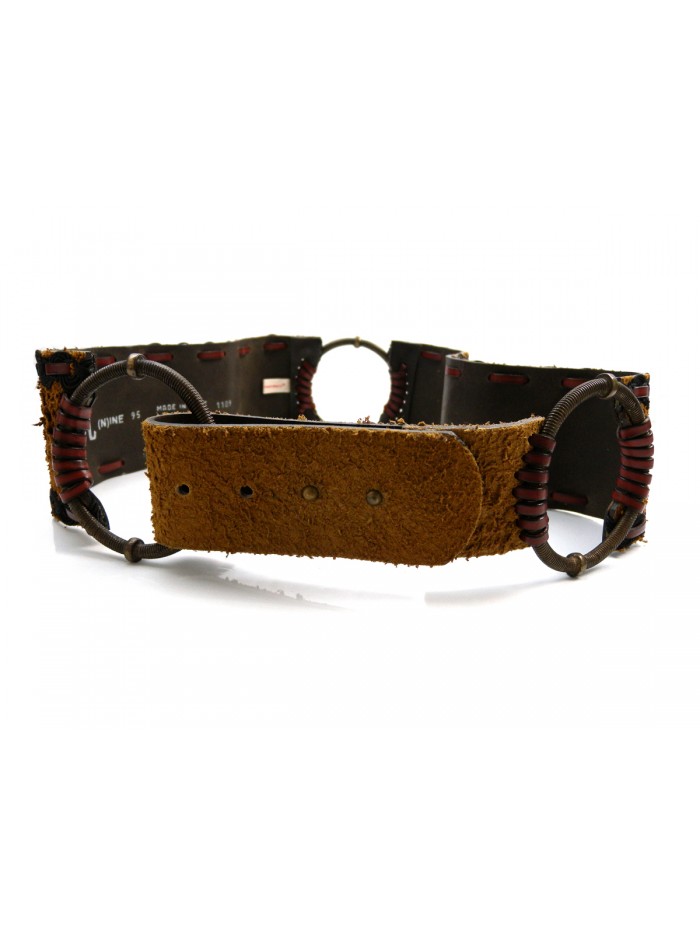 (N)INE Cintura Donna Mod. 1109 Scaglia Cuoio/Cammello (N)INE Cintura Donna Mod. 1109 Scaglia Cuoio/Cammello