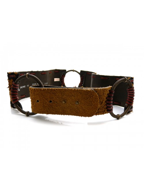(N)INE Women's Belt Mod. 1109 Leather/Camel Scale (N)INE Women's Belt Mod. 1109 Leather/Camel Scale