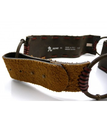 (N)INE Women's Belt Mod. 1109 Leather/Camel Scale 2