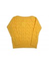 Daniel & Mayer Woman Sweater Art. W23541 Mod. Barchetta Yellow Braid