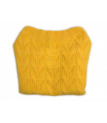 Daniel & Mayer Woman Sweater Art. W23541 Mod. Barchetta Yellow Braid 2