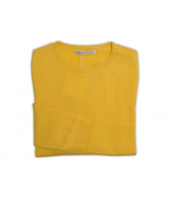 Daniel & Mayer Maglione Donna Art. W23210 Mod. Girocollo Rasato Giallo 2
