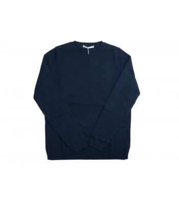 Daniel & Mayer Sweater Woman Art. W23210 Mod. Blue Shaved Crewneck
