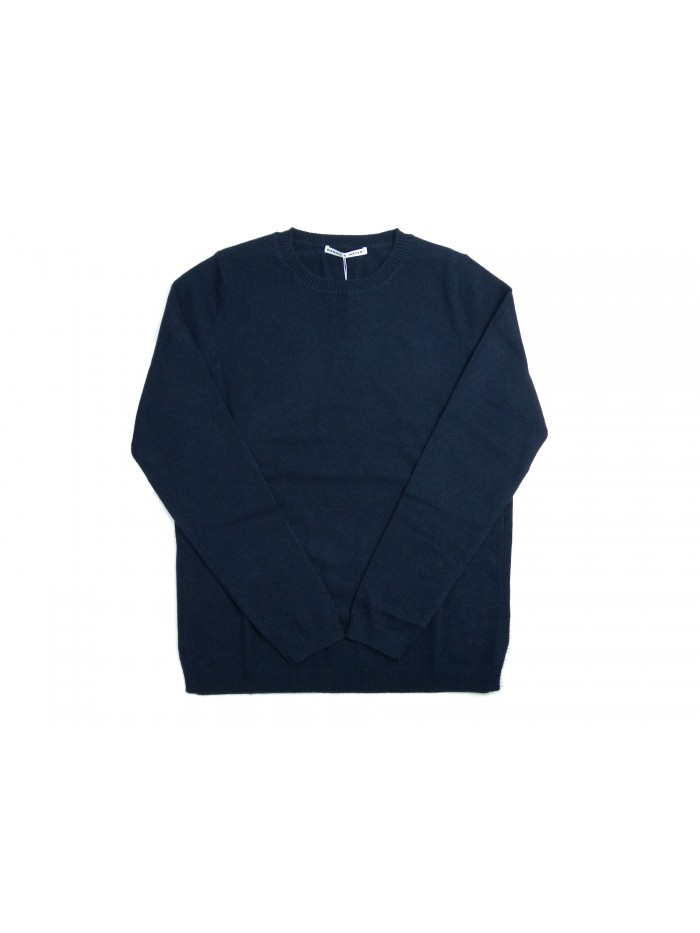 Daniel & Mayer Sweater Woman Art. W23210 Mod. Blue Shaved Crewneck Daniel & Mayer Sweater Woman Art. W23210 Mod. Blue Shaved Crewneck