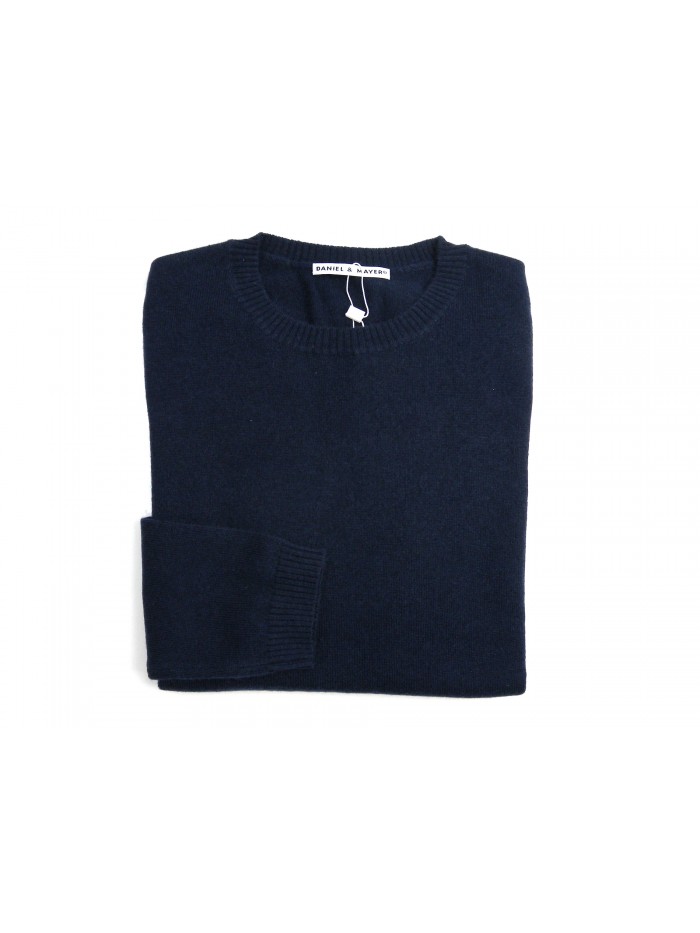 Daniel & Mayer Sweater Woman Art. W23210 Mod. Blue Shaved Crewneck
