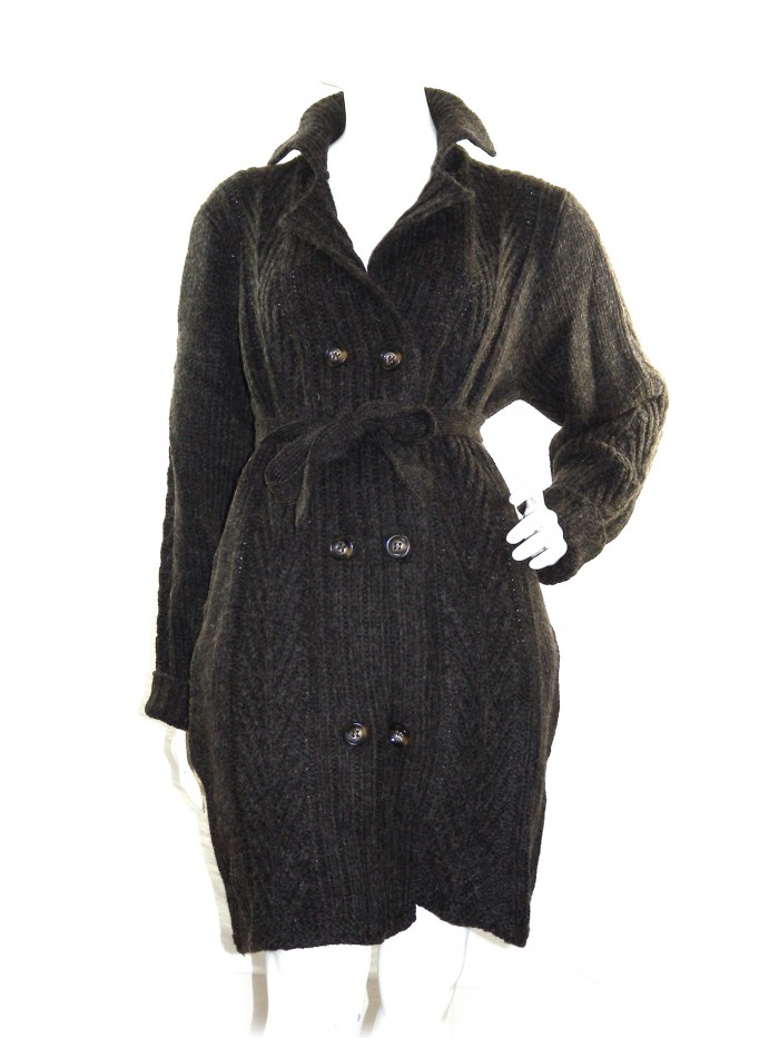 Massimo Rebecchi Cardigan Woman Art. ED4493 Dark Brown Massimo Rebecchi Cardigan Woman Art. ED4493 Dark Brown