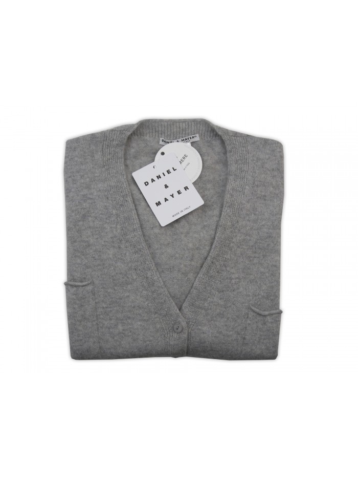 Daniel & Mayer Cardigan Woman Art. 43782 Short Over Gray