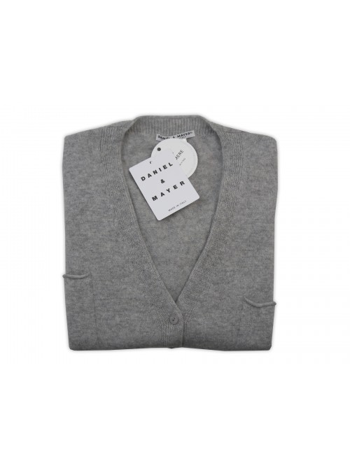 Daniel & Mayer Cardigan Woman Art. 43782 Short Over Gray