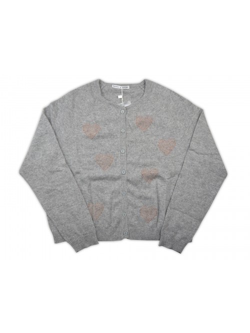 Daniel & Mayer Cardigan Woman Art. W23467 Gray Hearts Daniel & Mayer Cardigan Woman Art. W23467 Gray Hearts