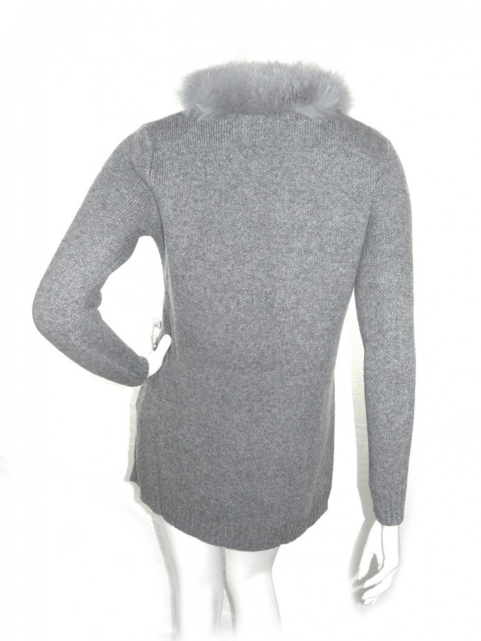 Daniel & Mayer Cardigan Donna Art. 1409 Volpe Grigio