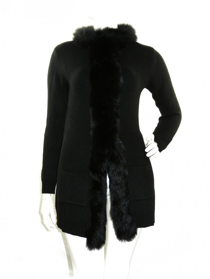 Daniel & Mayer Cardigan Woman Art. 1409 Black Fox Daniel & Mayer Cardigan Woman Art. 1409 Black Fox