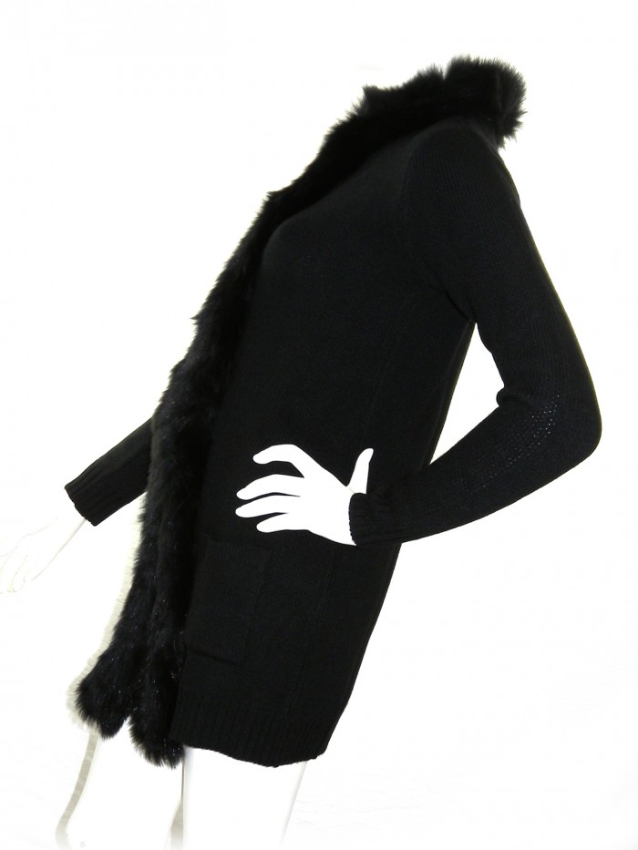 Daniel & Mayer Cardigan Donna Art. 1409 Volpe Nero