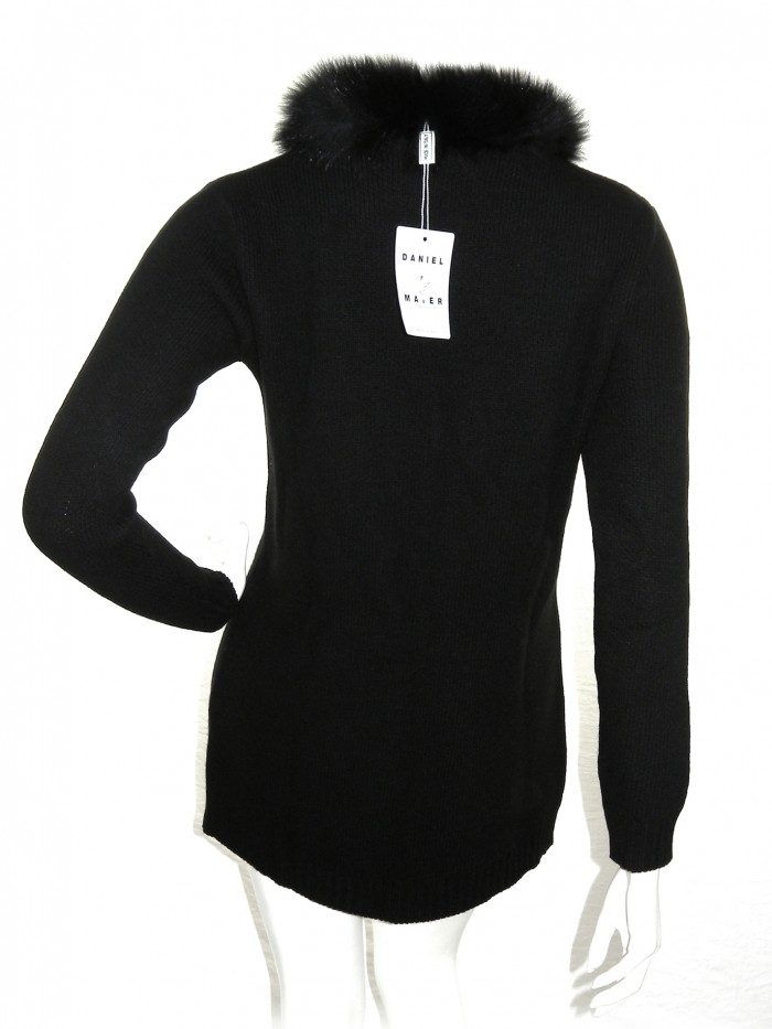 Daniel & Mayer Cardigan Donna Art. 1409 Volpe Nero