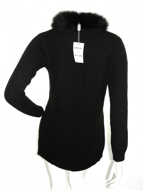 Daniel & Mayer Cardigan Donna Art. 1409 Volpe Nero