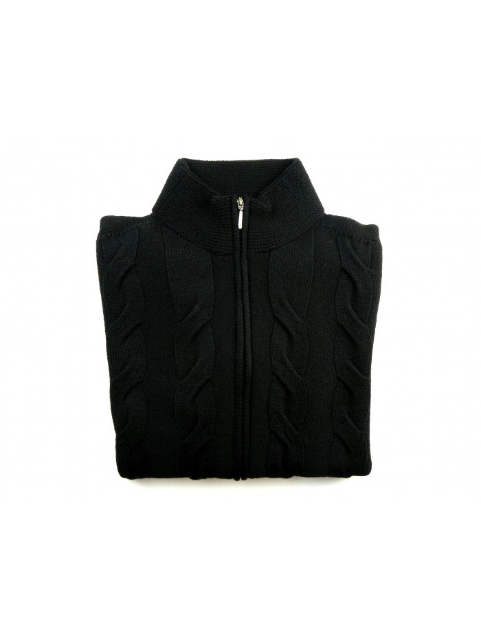 Daniel & Mayer Cardigan Woman Art. Z5241 Black Braids