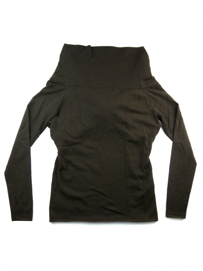 Ralph Lauren Black Label Women's Cashmere Dark Brown Sweater