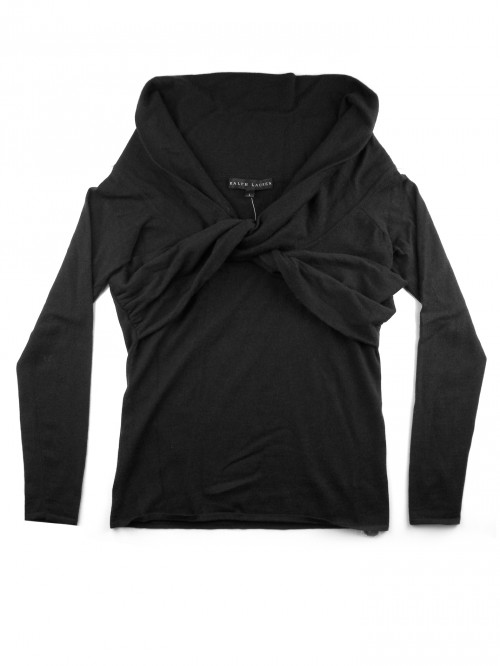 Ralph Lauren Black Label Women's Cashmere Gray Sweater