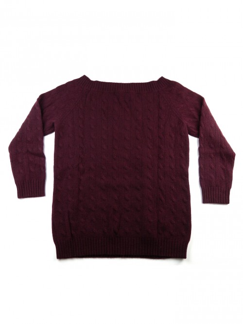 Ralph Lauren Black Label Maglia Donna Barchetta Red Wine