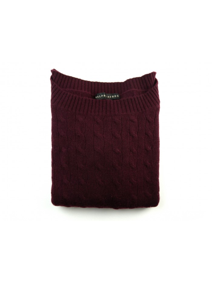 Ralph Lauren Black Label Maglia Donna Barchetta Red Wine