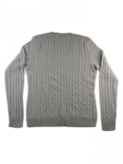 Ralph Lauren Black Label Women's Shirt Mited V-Neck Cable Pearl