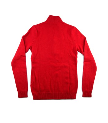 Ralph Lauren Black Label Maglia Donna High Neck Slit Front Top Rosso 2