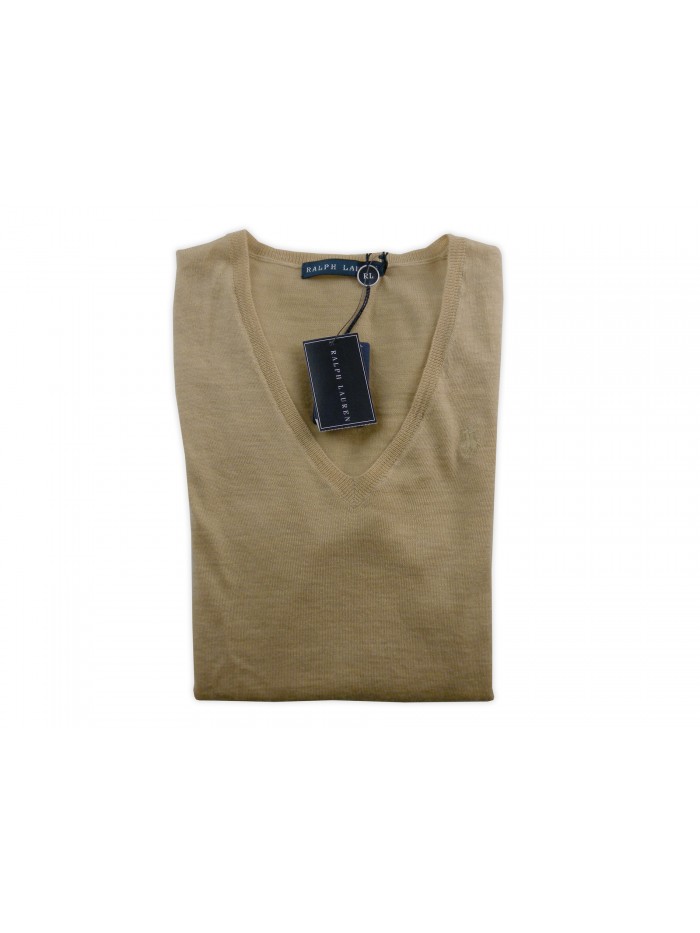 Ralph Lauren Women's V-Neck Sweater Art.391BS NVW1135A 2A33 Safari