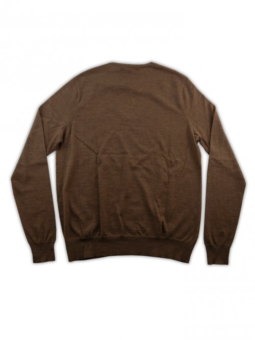 Ralph Lauren Women's V-Neck Sweater Art.391BS NVW1135A 2A25 Brown