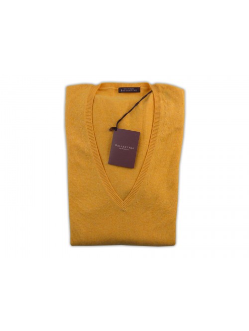 Ballantyne Women's V-Neck Sweater Art. AFP7L3417 40940 Orange