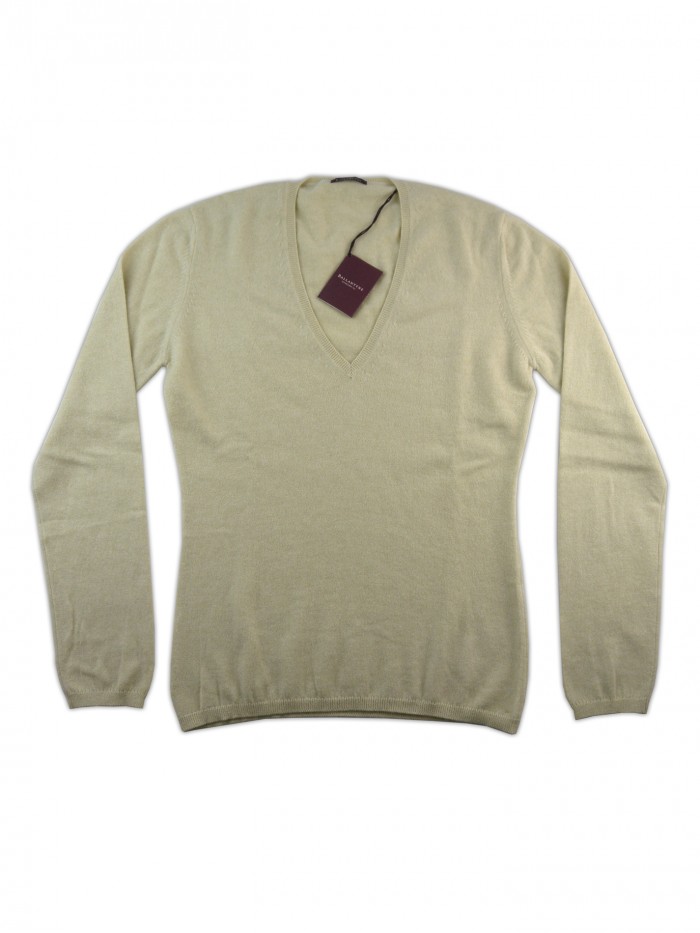 Ballantyne Women's V-Neck Sweater Art. AFP7L3417 20906 Pale Green