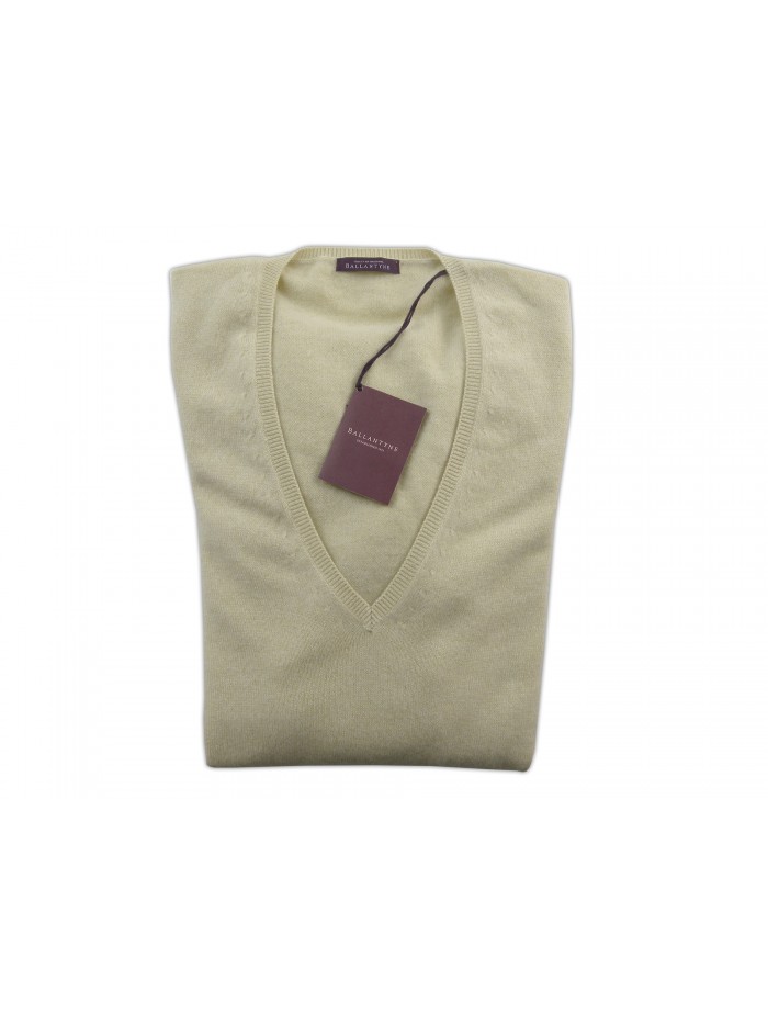 Ballantyne Women's V-Neck Sweater Art. AFP7L3417 20906 Pale Green