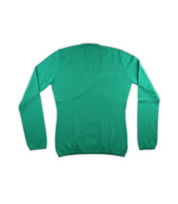 Ballantyne Women's V-Neck Sweater Art. AFP7L3417 40992 Bright Green 2