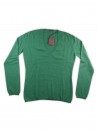 Ballantyne Women's V-Neck Sweater Art. AFP7L3417 20997 Emerald