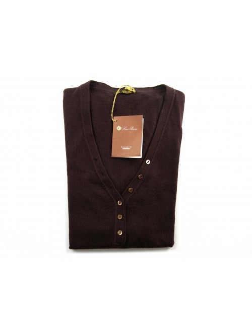 Loro Piana Maglia Donna Art. MAG FAB7860 Marrone Scuro