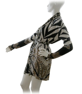 Etro Cardigan Donna Mod. 18359 Cashmere e Seta Animalier 2
